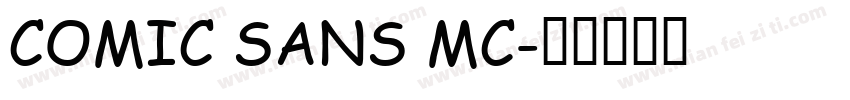 COMIC SANS MC字体转换